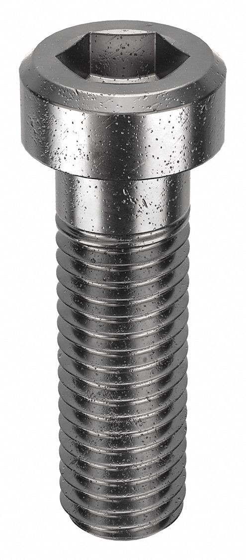 Socket Head Cap Screw: M12x1.75 Thread Size, 40 mm Lg, Low-Profile Std, Black Oxide, 50 PK