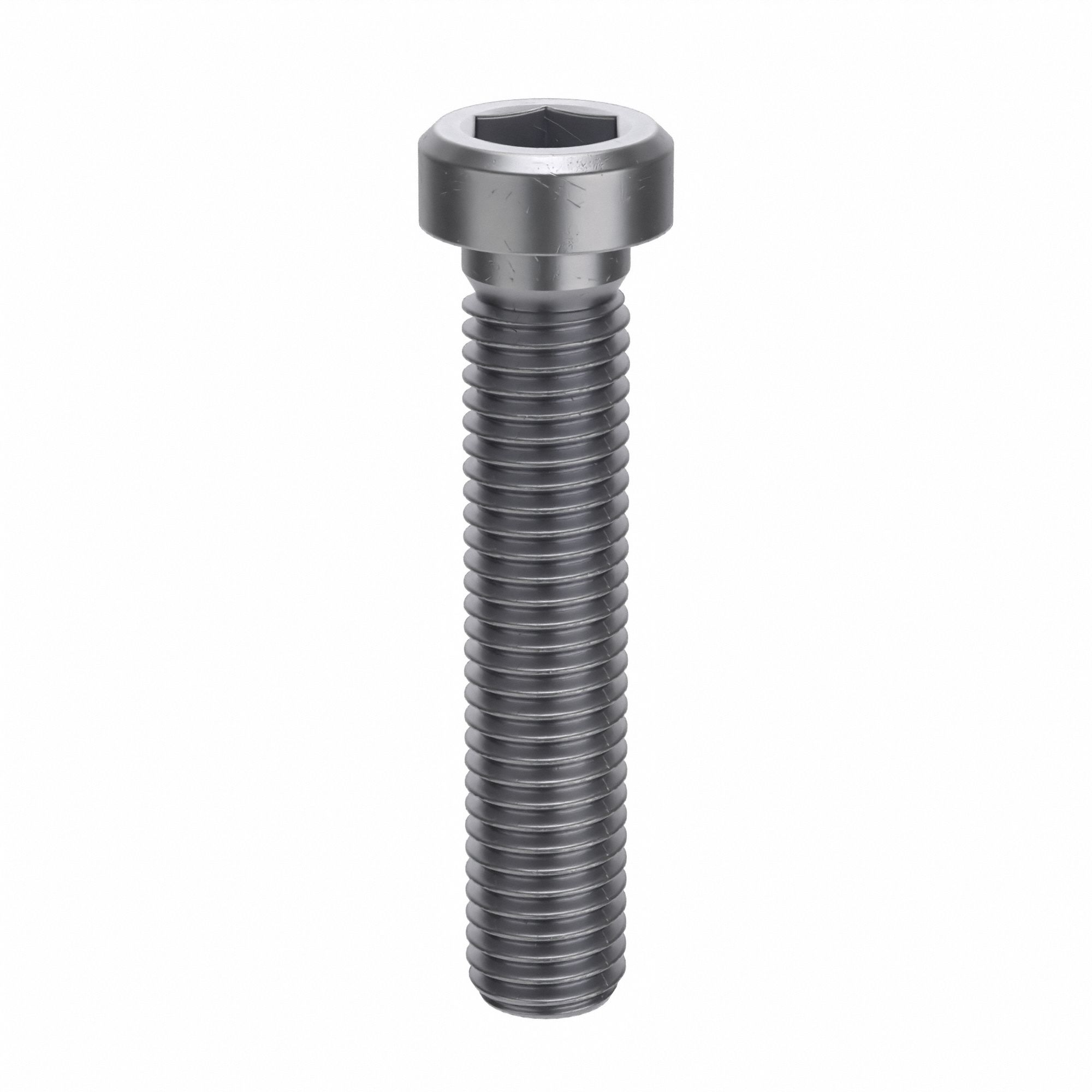Socket Head Cap Screw: M12x1.75 Thread Size, 60 mm Lg, Low-Profile Std, Black Oxide, 50 PK