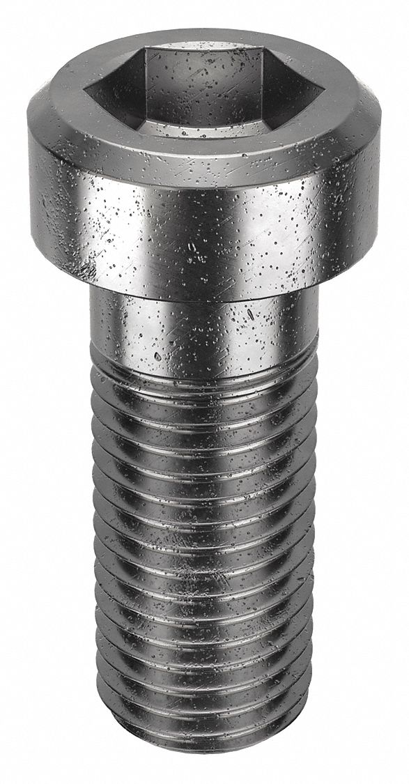 Socket Head Cap Screw: M16x2.00 Thread Size, 40 mm Lg, Low-Profile Std, Black Oxide, 25 PK