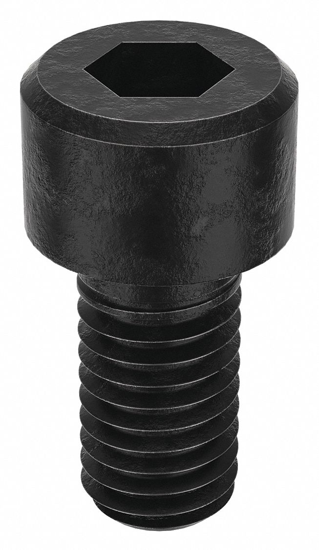 Socket Head Cap Screw: M8x1.00 Thread Size, 16 mm Lg, Std, Black Oxide, Alloy Steel, 100 PK