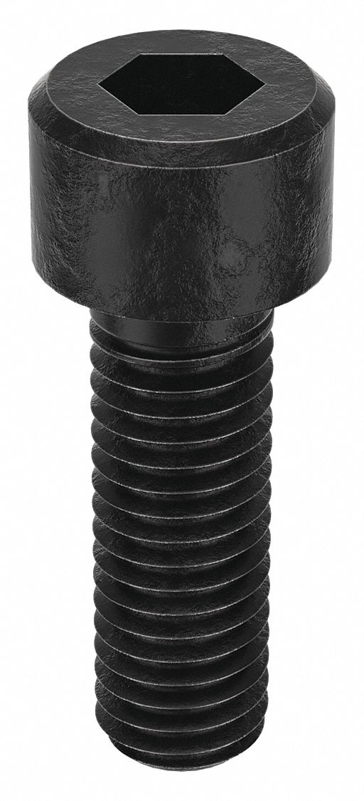 Socket Head Cap Screw: M8x1.00 Thread Size, 25 mm Lg, Std, Black Oxide, Alloy Steel, 100 PK