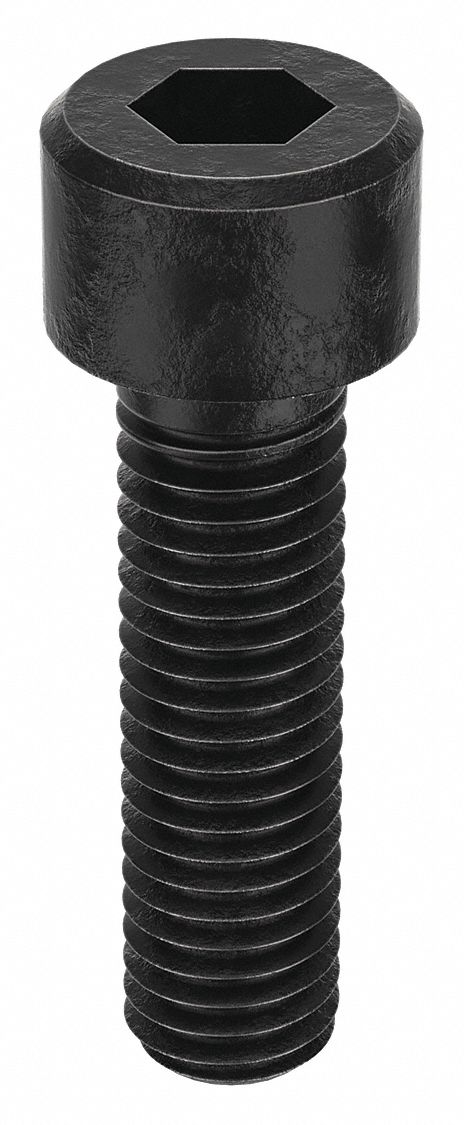 Socket Head Cap Screw: M8x1.00 Thread Size, 30 mm Lg, Std, Black Oxide, Alloy Steel, 100 PK