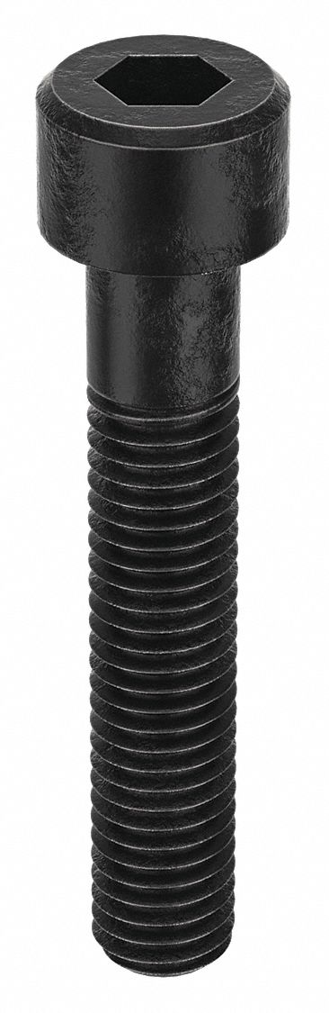 Socket Head Cap Screw: M8x1.00 Thread Size, 45 mm Lg, Std, Black Oxide, Alloy Steel, 50 PK