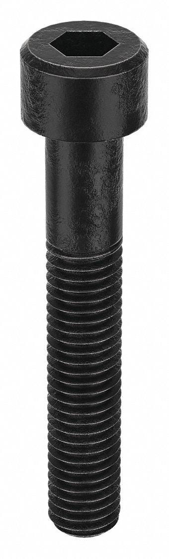 Socket Head Cap Screw: M8x1.00 Thread Size, 50 mm Lg, Std, Black Oxide, Alloy Steel, 50 PK