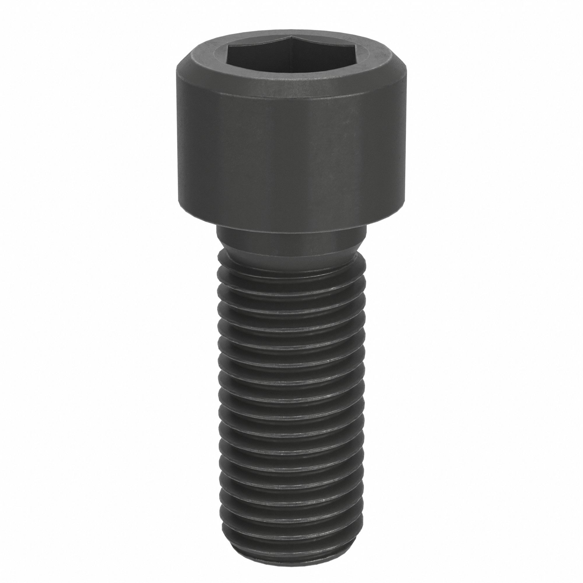 Socket Head Cap Screw: M12x1.50 Thread Size, 30 mm Lg, Std, Black Oxide, Alloy Steel, 50 PK