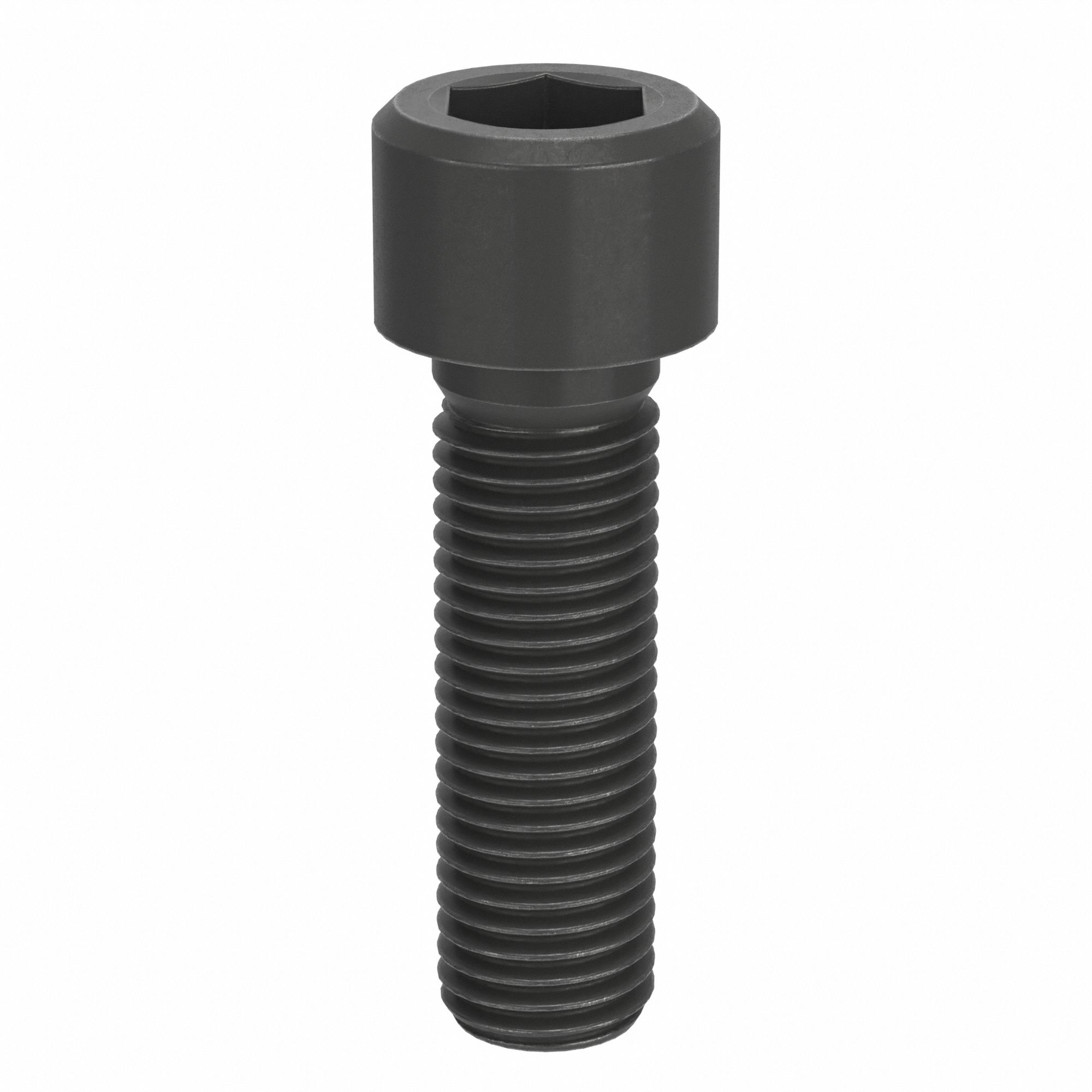 Socket Head Cap Screw: M12x1.50 Thread Size, 40 mm Lg, Std, Black Oxide, Alloy Steel, 25 PK