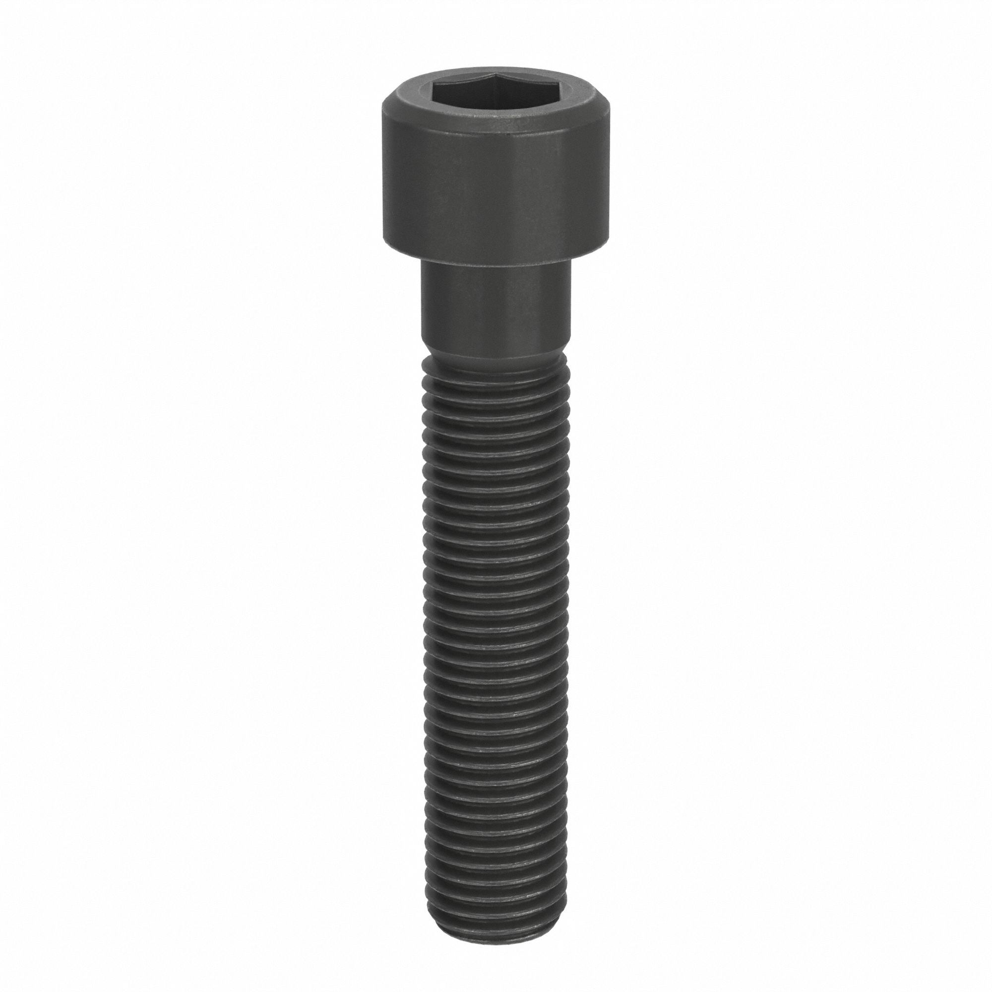 Socket Head Cap Screw: M12x1.50 Thread Size, 60 mm Lg, Std, Black Oxide, Alloy Steel, 10 PK