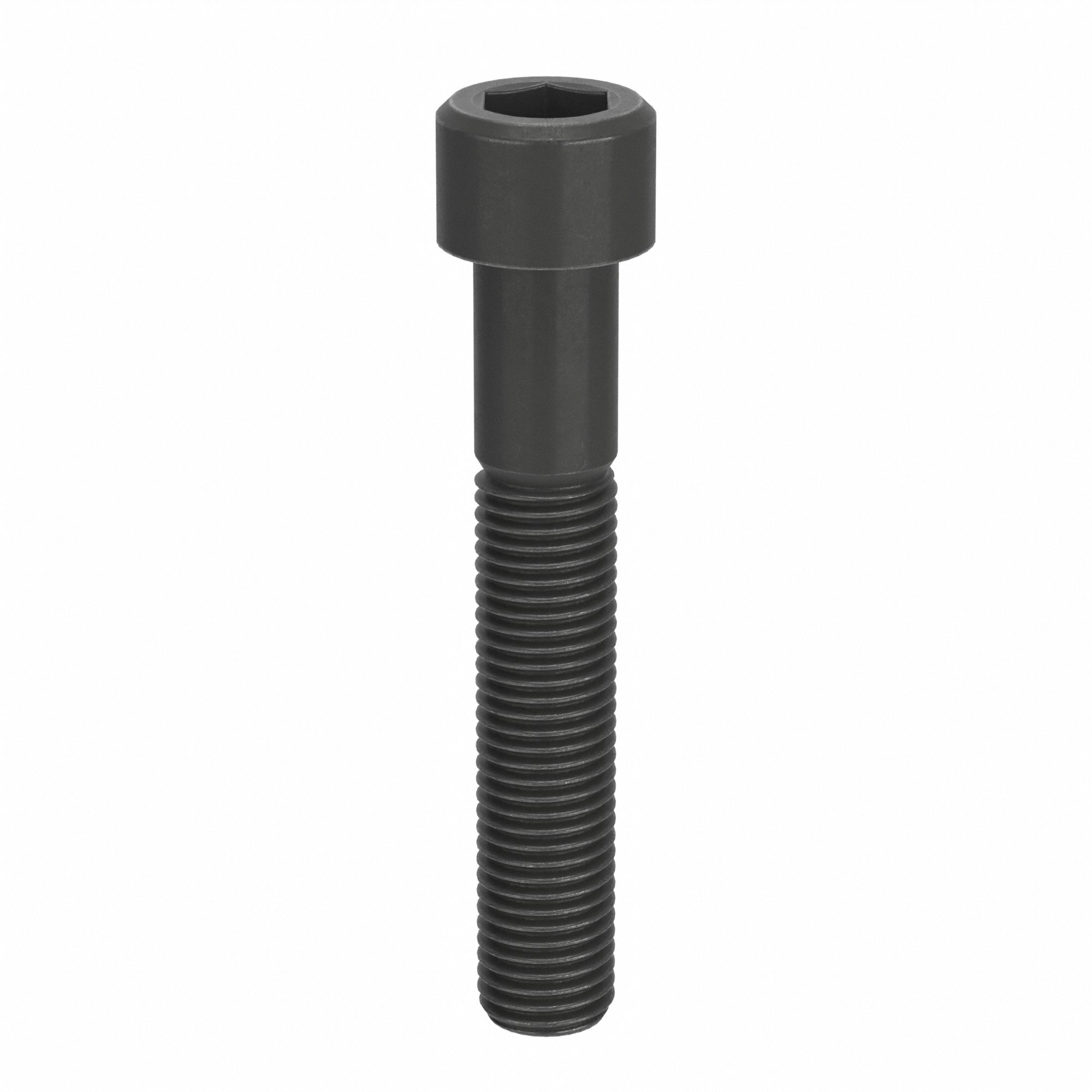 Socket Head Cap Screw: M12x1.50 Thread Size, 70 mm Lg, Std, Black Oxide, Alloy Steel, 10 PK