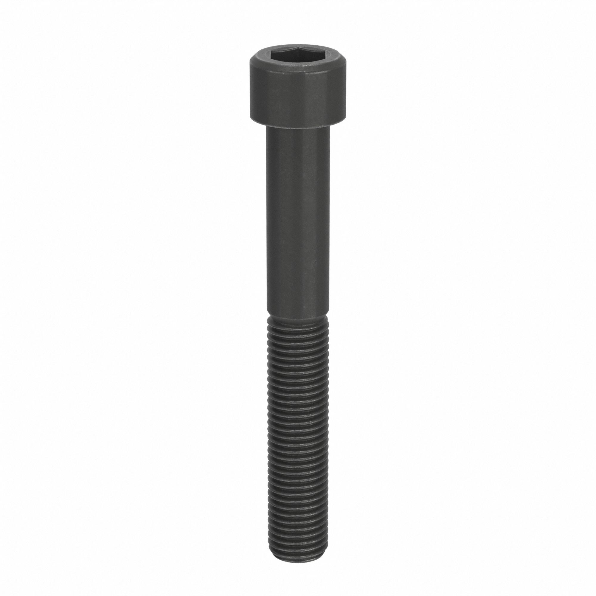 Socket Head Cap Screw: M12x1.50 Thread Size, 90 mm Lg, Std, Black Oxide, Alloy Steel, 10 PK