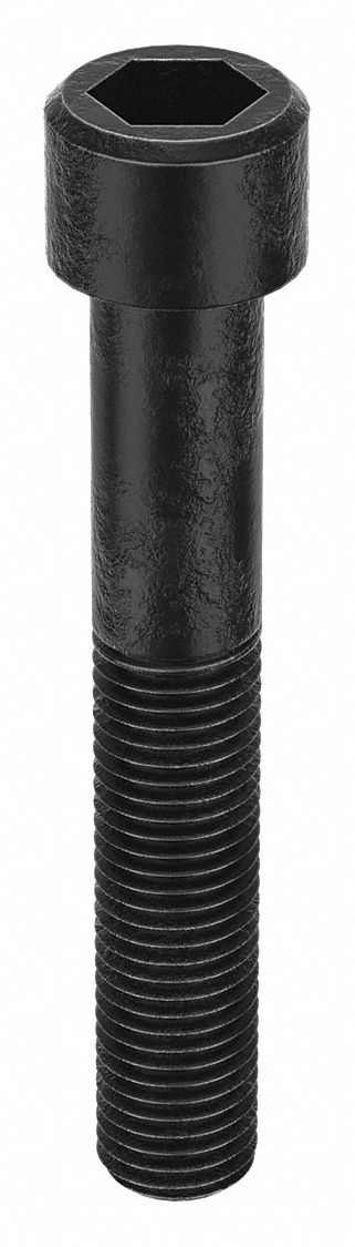 Socket Head Cap Screw: M16x1.50 Thread Size, 100 mm Lg, Std, Black Oxide, Alloy Steel, 5 PK