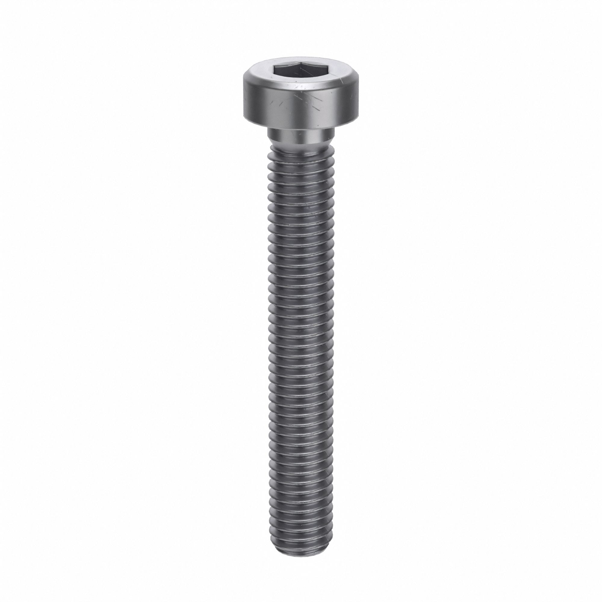 Socket Head Cap Screw: M5x0.80 Thread Size, 35 mm Lg, Low-Profile Std, Black Oxide, 100 PK