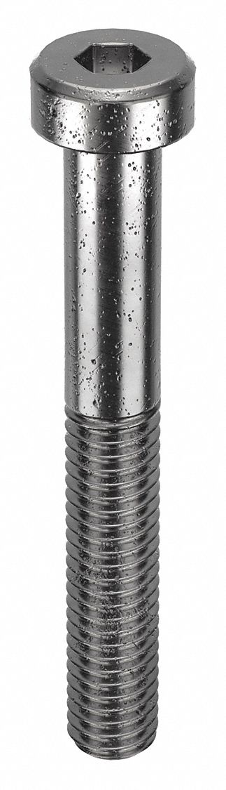 Socket Head Cap Screw: M6x1.00 Thread Size, 45 mm Lg, Low-Profile Std, Black Oxide, 100 PK