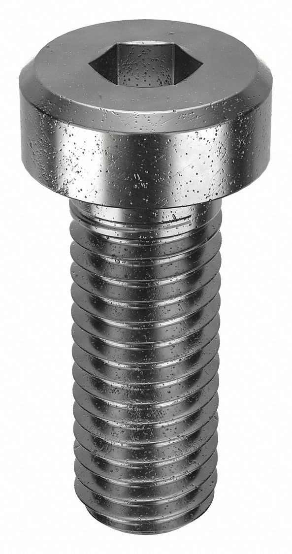 Socket Head Cap Screw: M8x1.25 Thread Size, 22 mm Lg, Low-Profile Std, Black Oxide, 100 PK