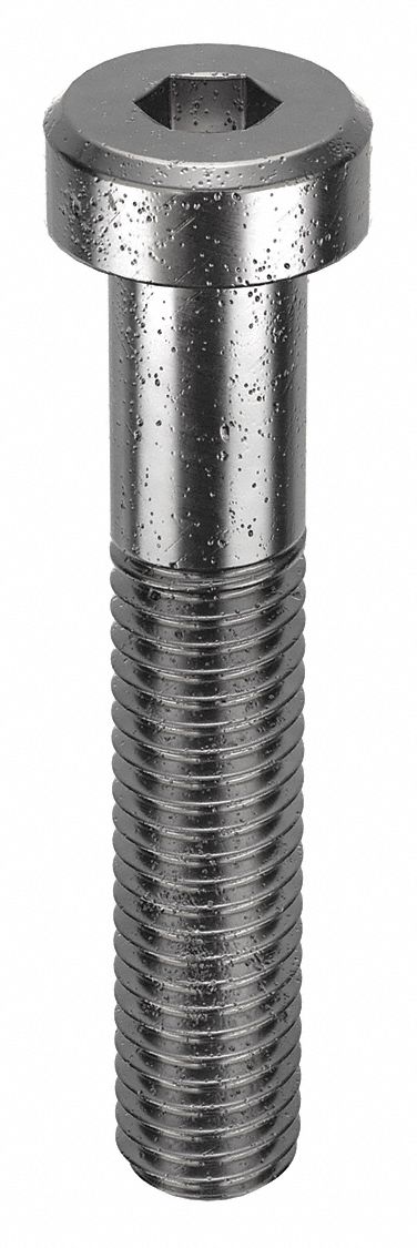 Socket Head Cap Screw: M8x1.25 Thread Size, 45 mm Lg, Low-Profile Std, Black Oxide, 100 PK