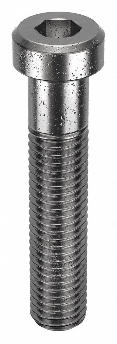 Socket Head Cap Screw: M12x1.75 Thread Size, 60 mm Lg, Low-Profile Std, Black Oxide, 50 PK