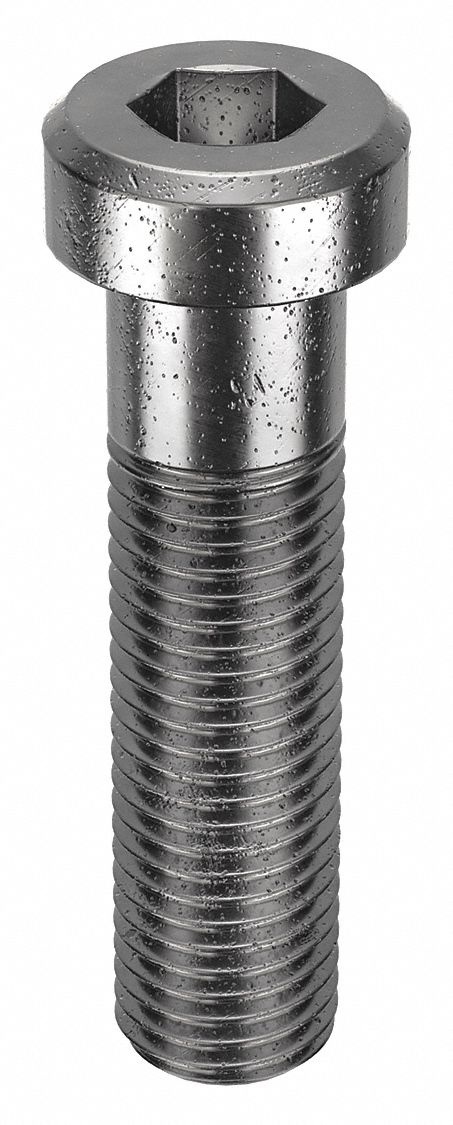Socket Head Cap Screw: M20x2.50 Thread Size, 80 mm Lg, Low-Profile Std, Black Oxide, 10 PK