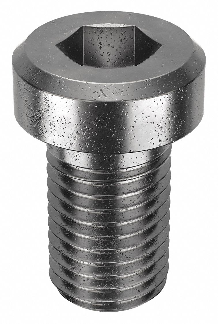 Socket Head Cap Screw: M24x3.00 Thread Size, 40 mm Lg, Low-Profile Std, Black Oxide, 10 PK