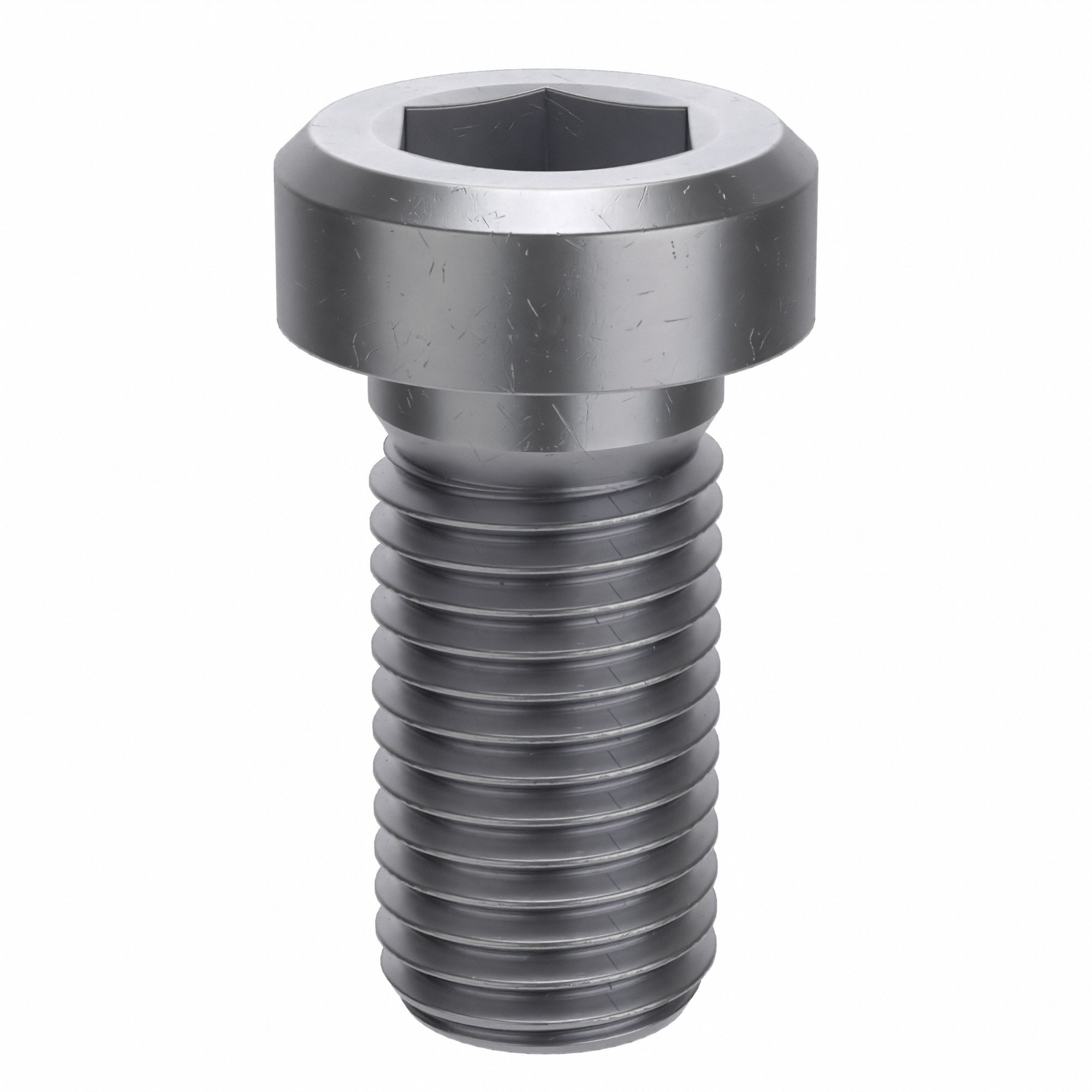 Socket Head Cap Screw: M24x3.00 Thread Size, 50 mm Lg, Low-Profile Std, Black Oxide, 10 PK