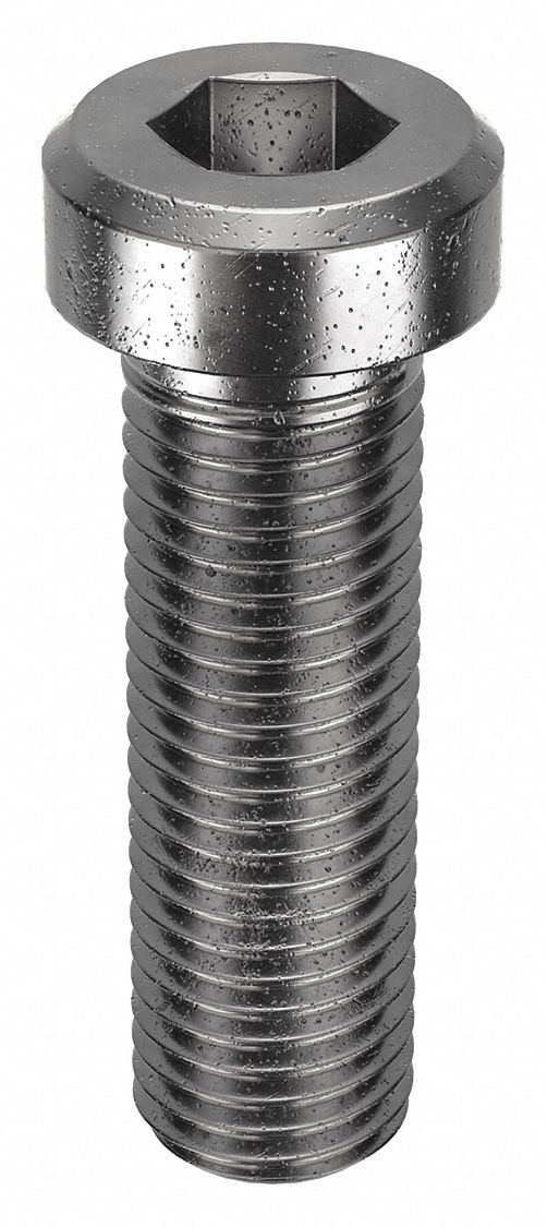 Socket Head Cap Screw: M24x3.00 Thread Size, 80 mm Lg, Low-Profile Std, Black Oxide, 10 PK