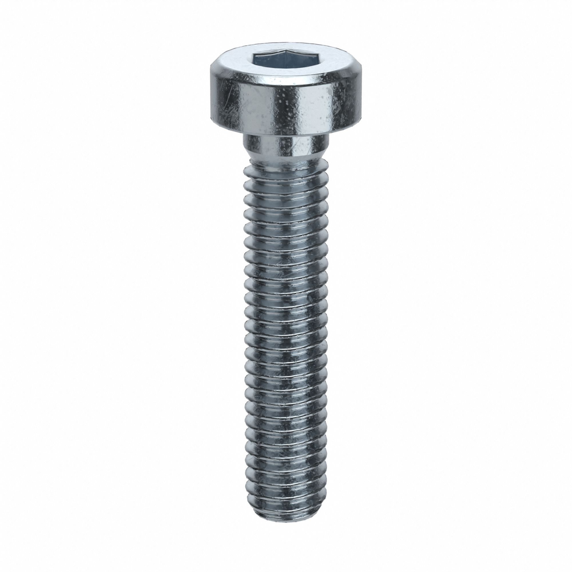 Socket Head Cap Screw: M4x0.70 Thread Size, 20 mm Lg, Low-Profile Std, Zinc Plated, 100 PK