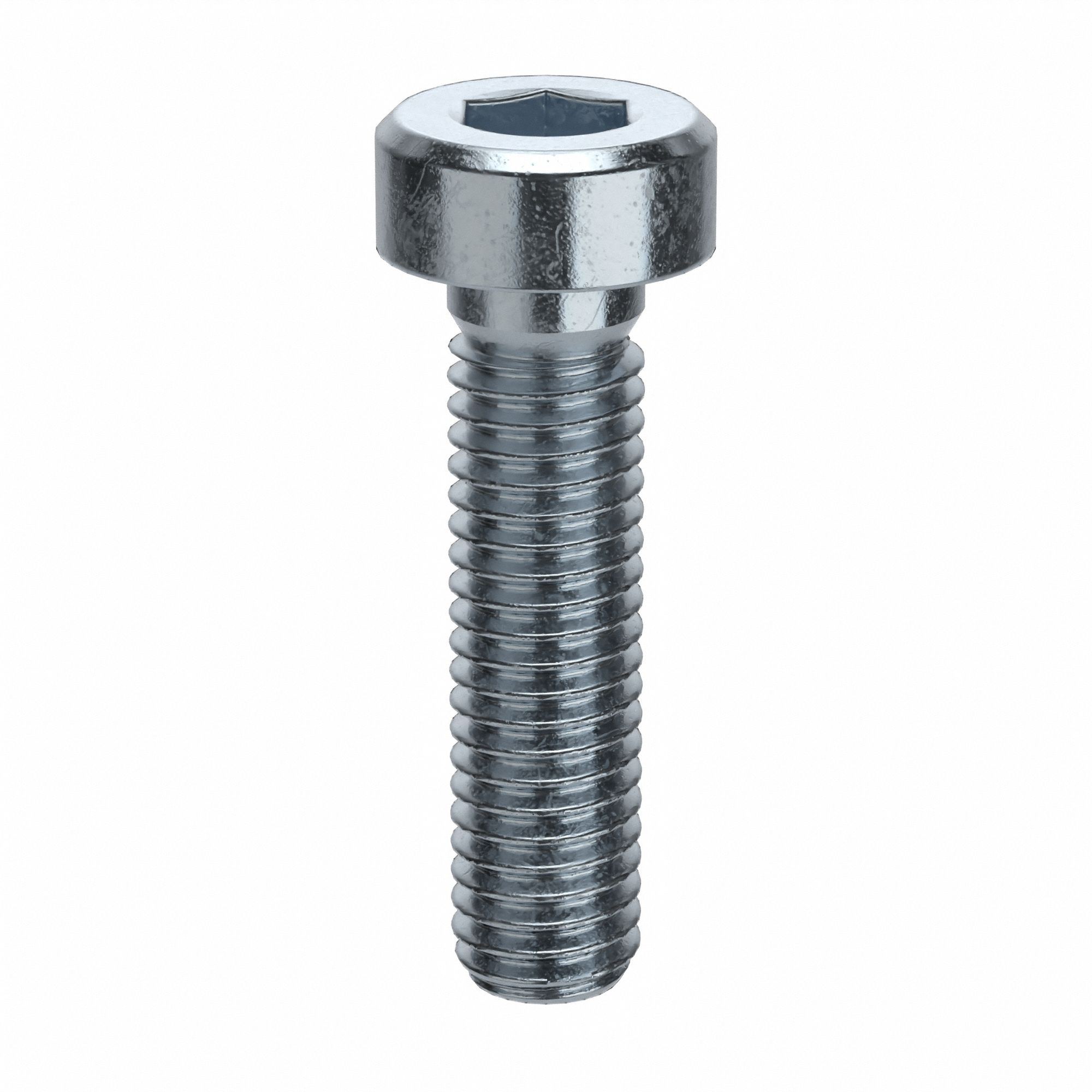 Socket Head Cap Screw: M5x0.80 Thread Size, 20 mm Lg, Low-Profile Std, Zinc Plated, 100 PK