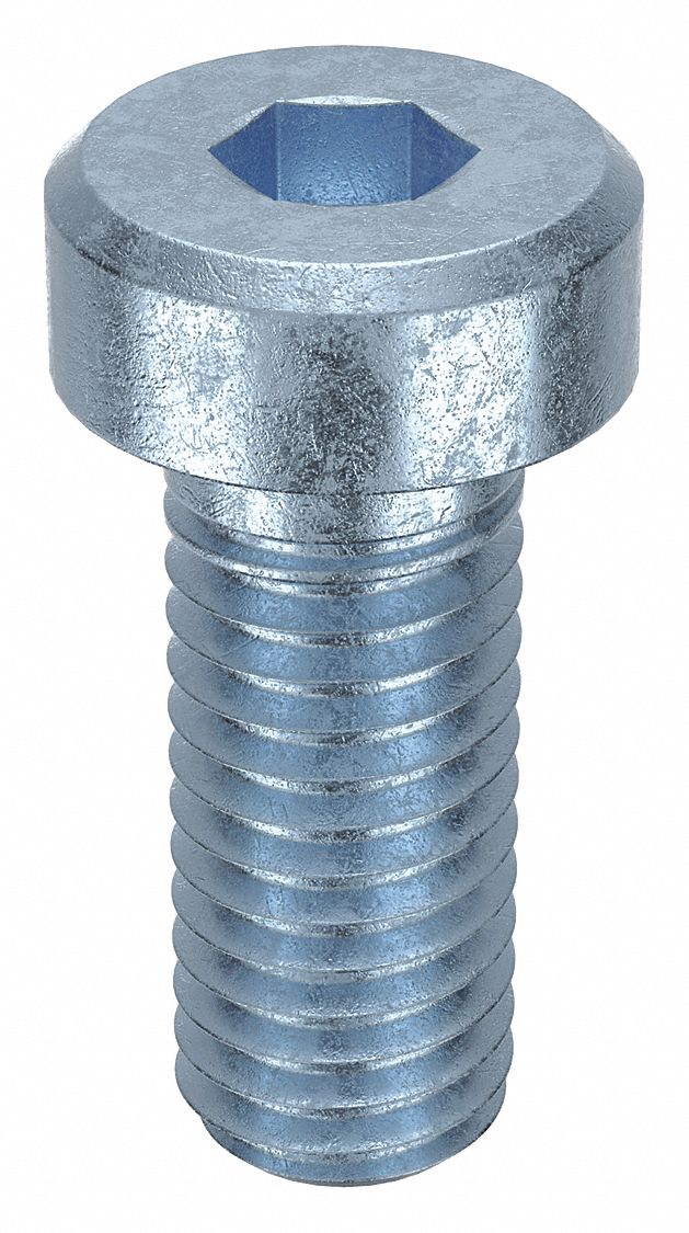 M8x1.25 Thread Size, 20 mm Lg, Socket Head Cap Screw - 38CY98