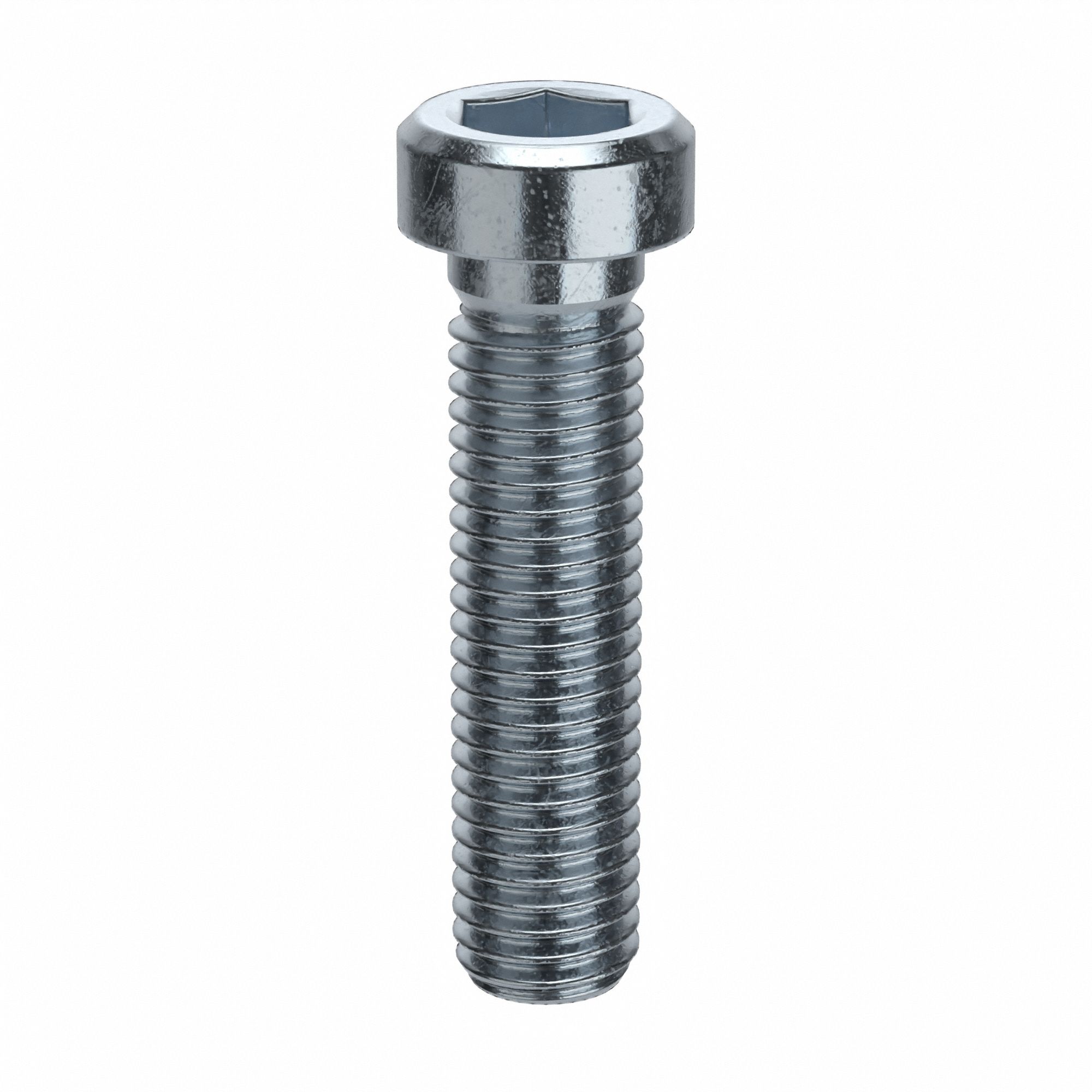 Socket Head Cap Screw: M12x1.75 Thread Size, 50 mm Lg, Low-Profile Std, Zinc Plated, 50 PK