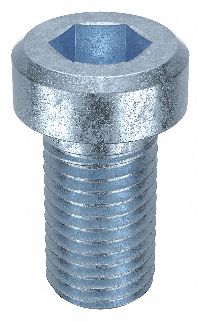 M162 Thread Size, 30 mm Lg, Socket Head Cap Screw 38CZ21M07090.160.