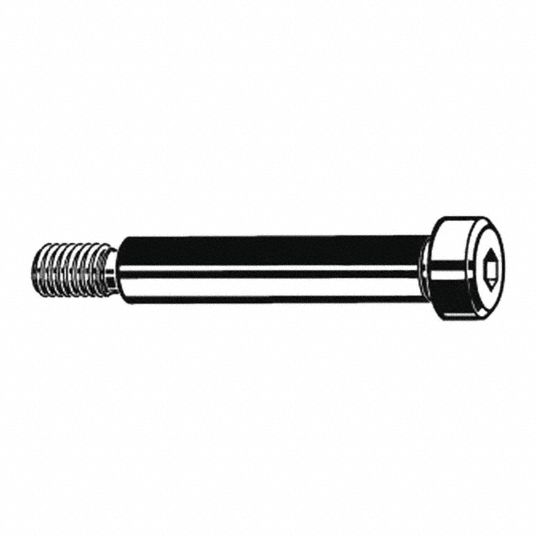 GRAINGER APPROVED Shoulder Screw, Alloy Steel, 5/16 in Shoulder Dia., 5 ...