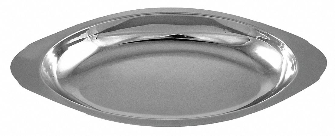 Oval Au-Gratin: 12 oz Capacity, 1 in Overall Dp, 4 7/8 in Overall Wd, 9 1/8 in Overall Lg