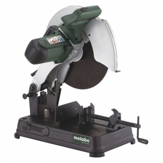 METABO, 14 in Blade Dia., 4,100 RPM Max. Blade Speed, Chop Saw