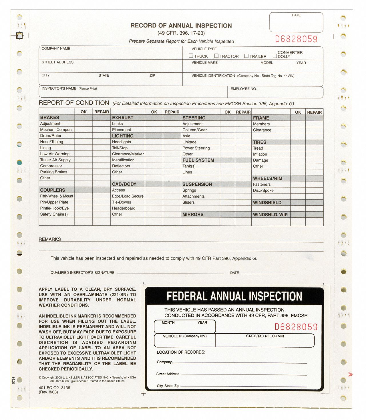 jj-keller-3136-inspection-record-38d316-3136-grainger