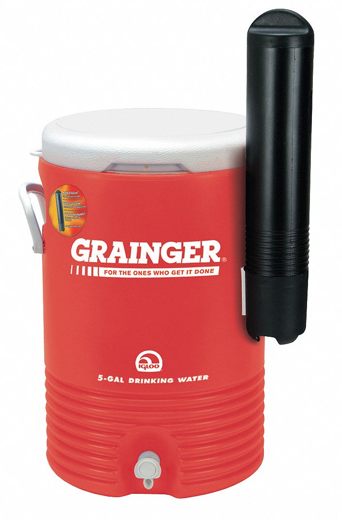 Rubbermaid Insulated Beverage Coolers, 5 gal