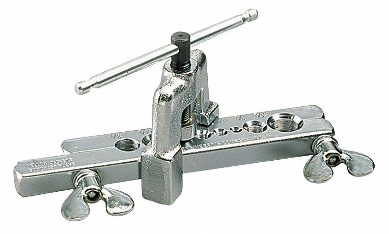 FLARING TOOL, SINGLE 45 ° , ALUMINUM/BRASS/COPPER, STEEL, 0.04 IN MAX WALL THICK