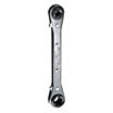 SAE, 4-in-1, 4-Point, Ratcheting Box End Wrenches
