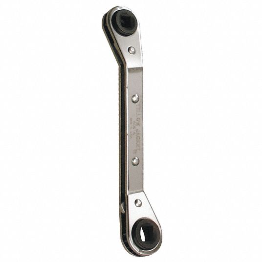 RITCHIE Ratcheting Service Valve Wrench | 3/8 in. Square X 1/2 in. Square |  1.5 Lbs 60615