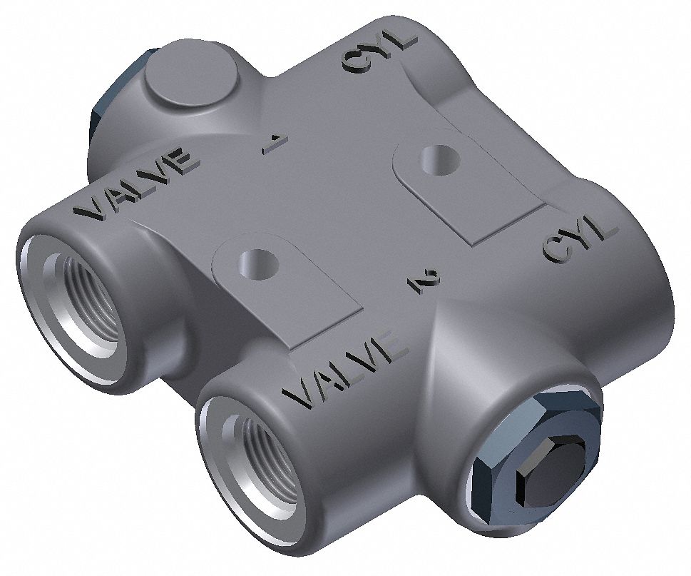 Hydraulic Selector Valve,3 Way PARKER GRESEN S-50
