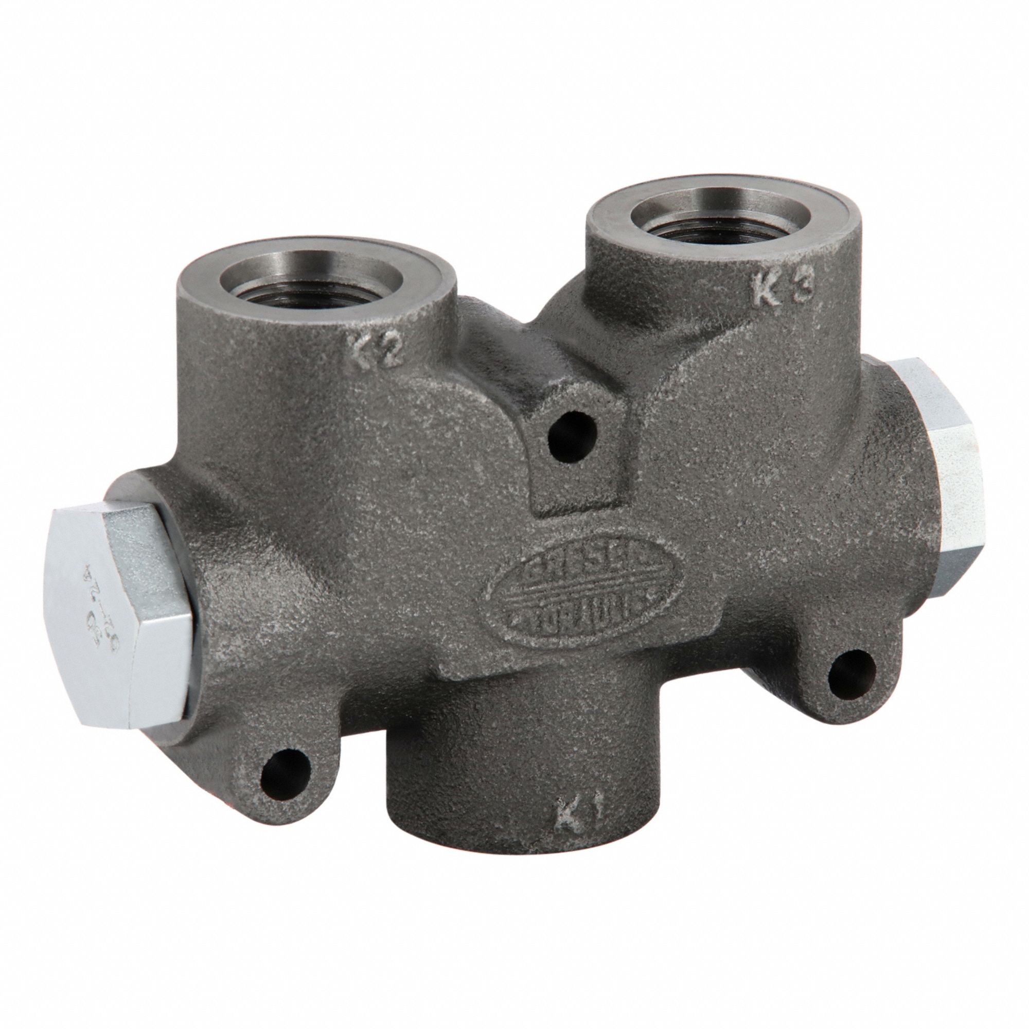 Hydraulic Flow Divider: #12 SAE O-Ring Boss, 20 gpm to 35 gpm, 1:1, Flow Divider