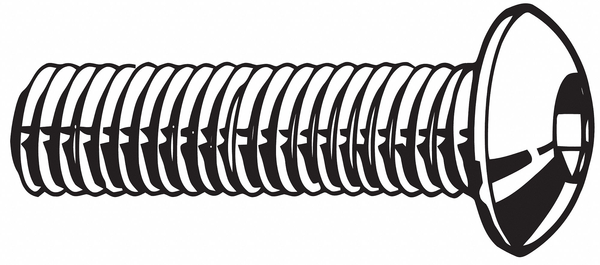 Tornillo ISO7380 M3 Acero Allen Cabeza Redonda