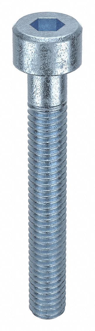 Socket Head Cap Screw: M4x0.70 Thread Size, 30 mm Lg, Std, Zinc Plated, Alloy Steel, 100 PK