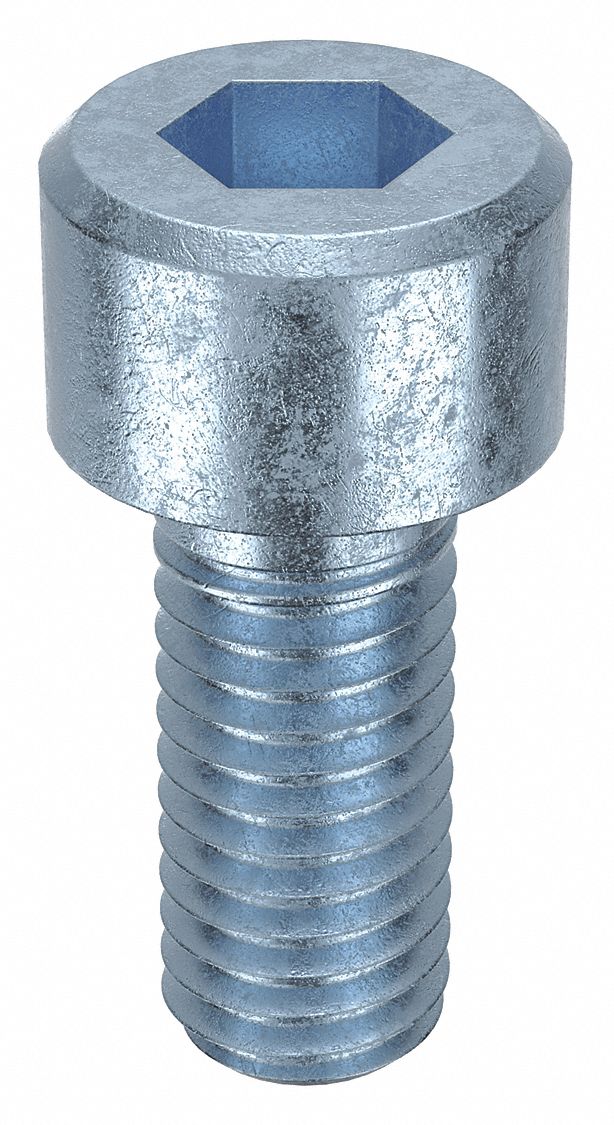 Socket Head Cap Screw: M5x0.80 Thread Size, 12 mm Lg, Std, Zinc Plated, Alloy Steel, 100 PK