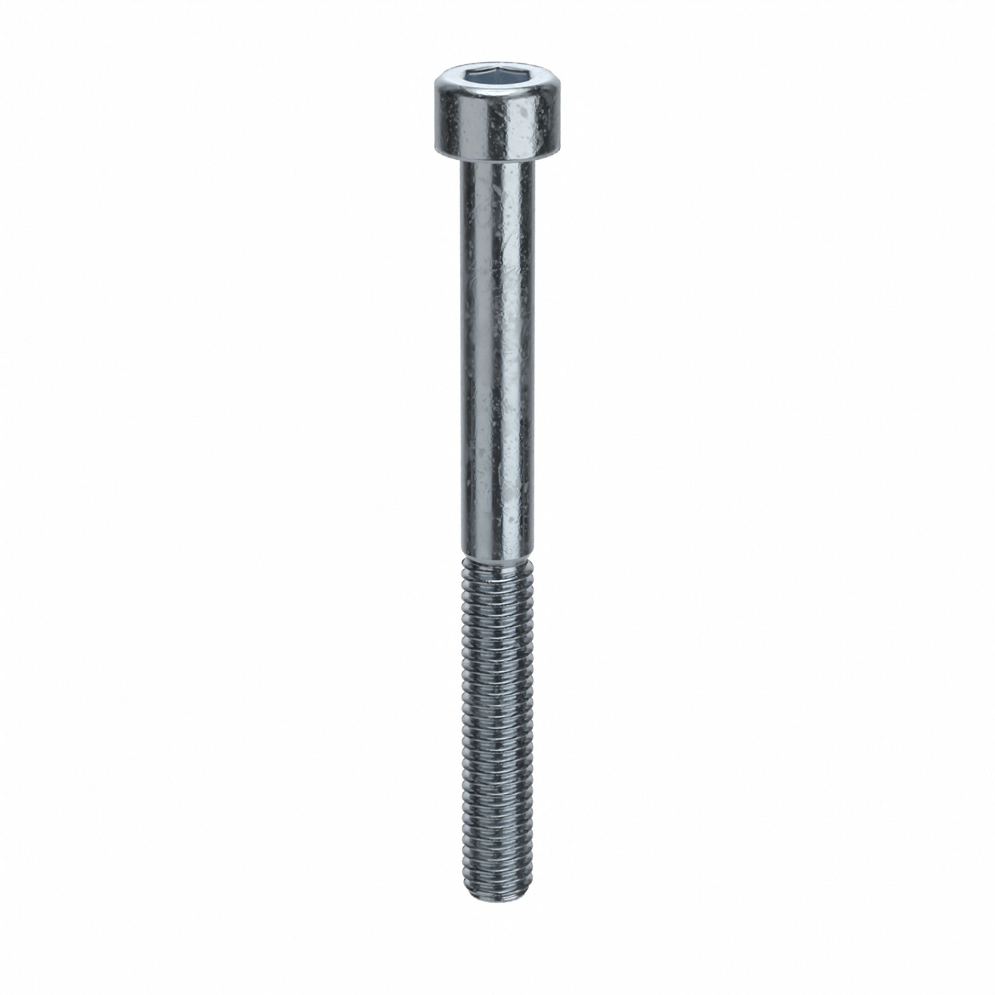 Socket Head Cap Screw: M6x1.00 Thread Size, 65 mm Lg, Std, Zinc Plated, Alloy Steel, 100 PK