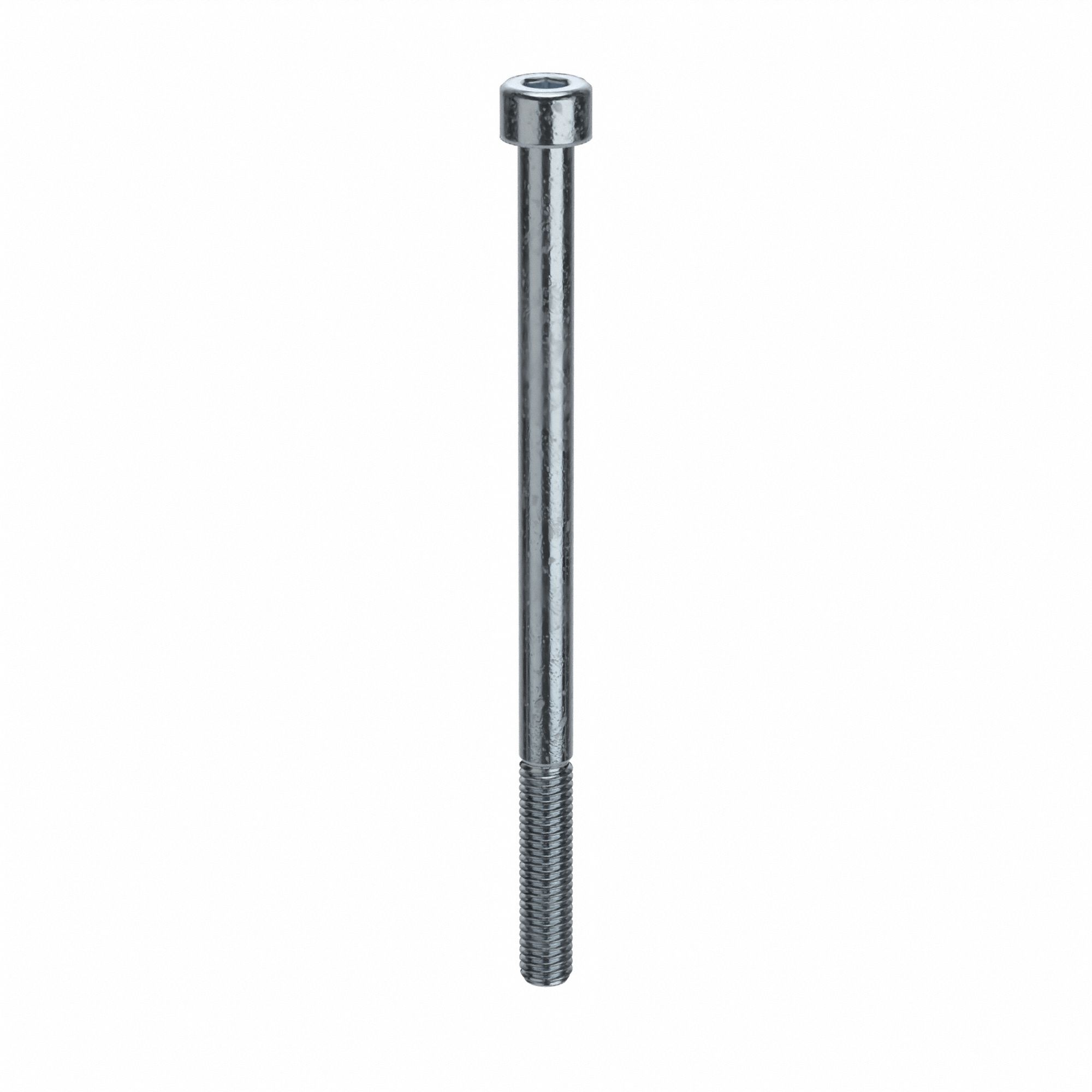 Socket Head Cap Screw: M8x1.25 Thread Size, 130 mm Lg, Std, Zinc Plated, Alloy Steel, 50 PK