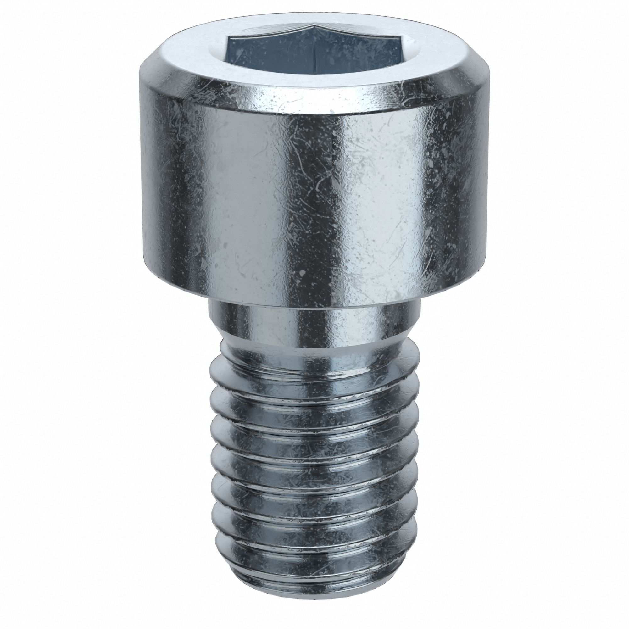 Socket Head Cap Screw: M10x1.50 Thread Size, 16 mm Lg, Std, Zinc Plated, Alloy Steel, 100 PK