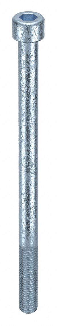 Socket Head Cap Screw: M10x1.50 Thread Size, 160 mm Lg, Std, Zinc Plated, Alloy Steel, 25 PK