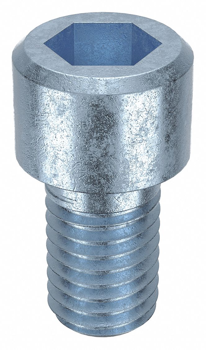 Socket Head Cap Screw: M12x1.75 Thread Size, 20 mm Lg, Std, Zinc Plated, Alloy Steel, 50 PK