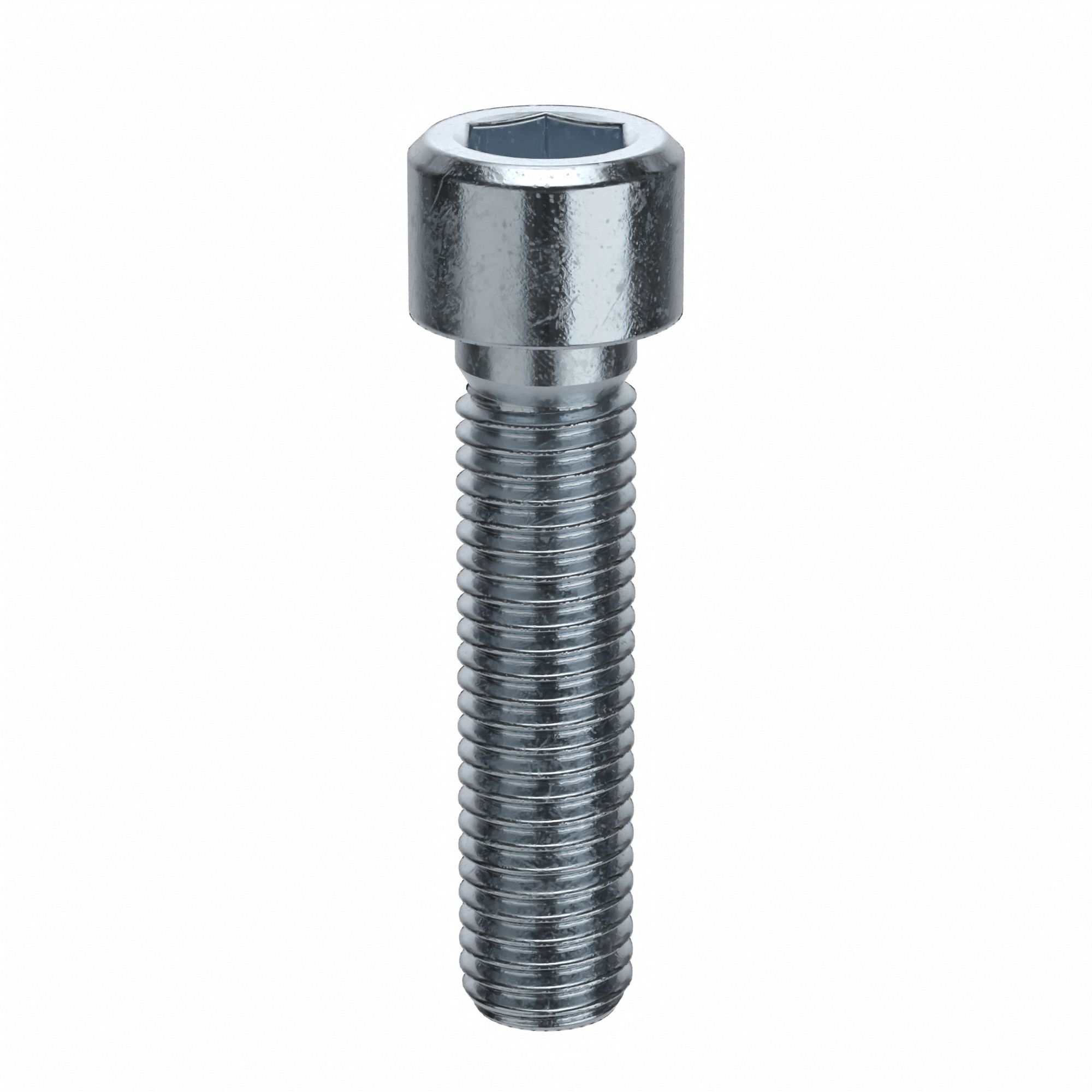 Socket Head Cap Screw: M12x1.75 Thread Size, 50 mm Lg, Std, Zinc Plated, Alloy Steel, 50 PK