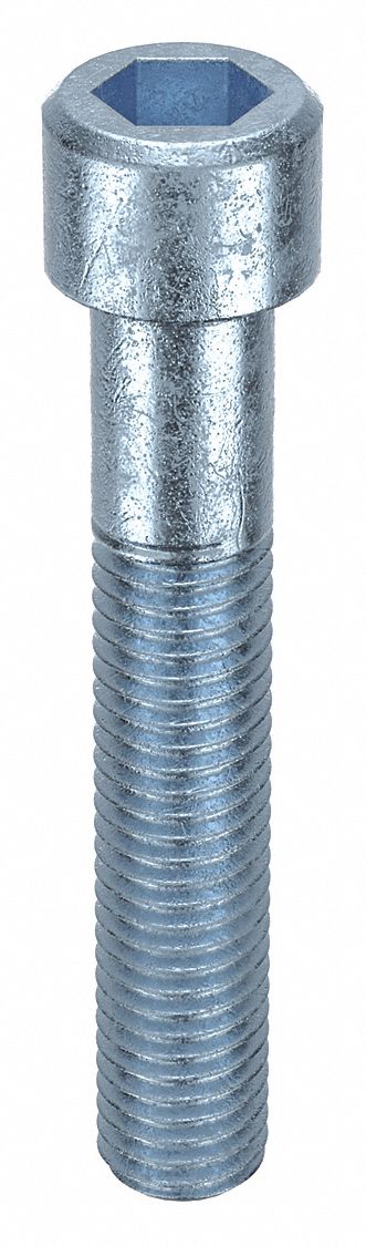 Socket Head Cap Screw: M12x1.75 Thread Size, 70 mm Lg, Std, Zinc Plated, Alloy Steel, 25 PK
