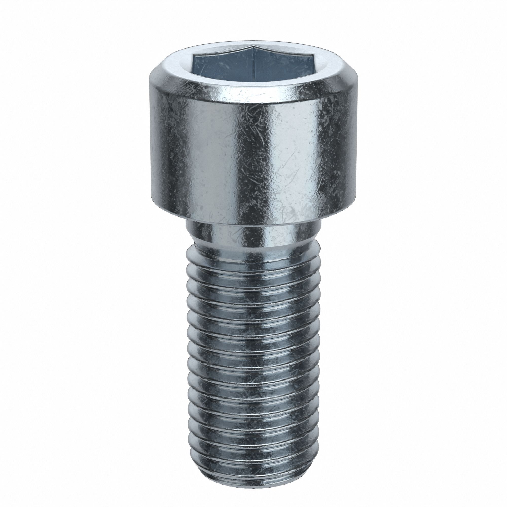 Socket Head Cap Screw: M16x2.00 Thread Size, 35 mm Lg, Std, Zinc Plated, Alloy Steel, 25 PK