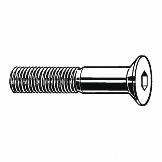 GRAINGER APPROVED Socket Flat Head Cap Screw M121.75 Tr Size, 130 mm